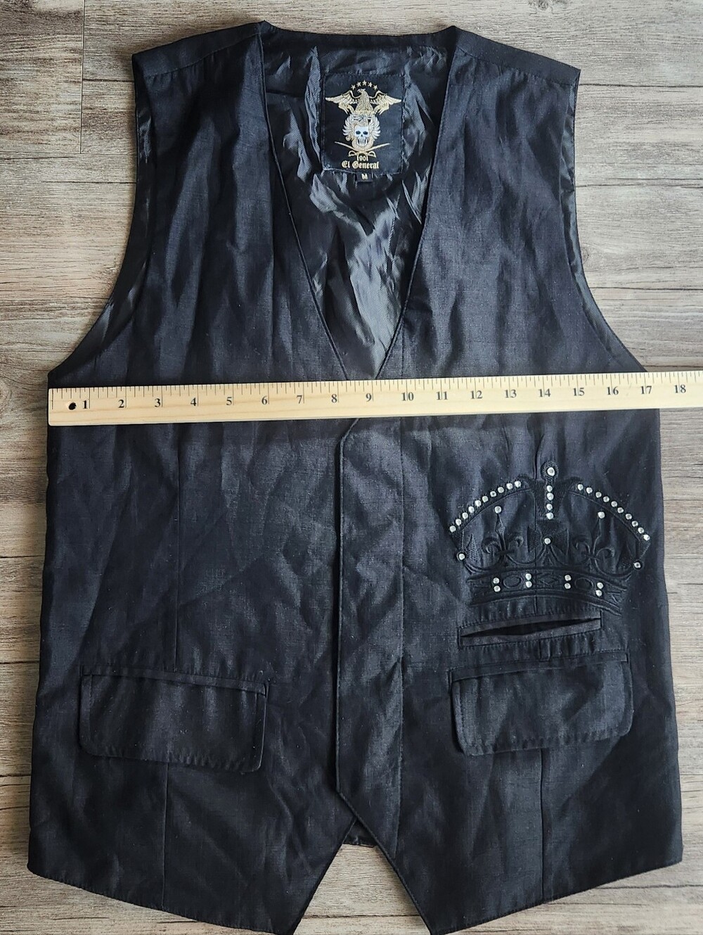 1901 El General Vest size Medium - Picture 5 of 6